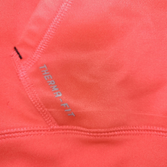 Nike- Unisex - Edisto Beach Tangerine Color Therma Fit Hoodie - Size L - Picture 5 of 6
